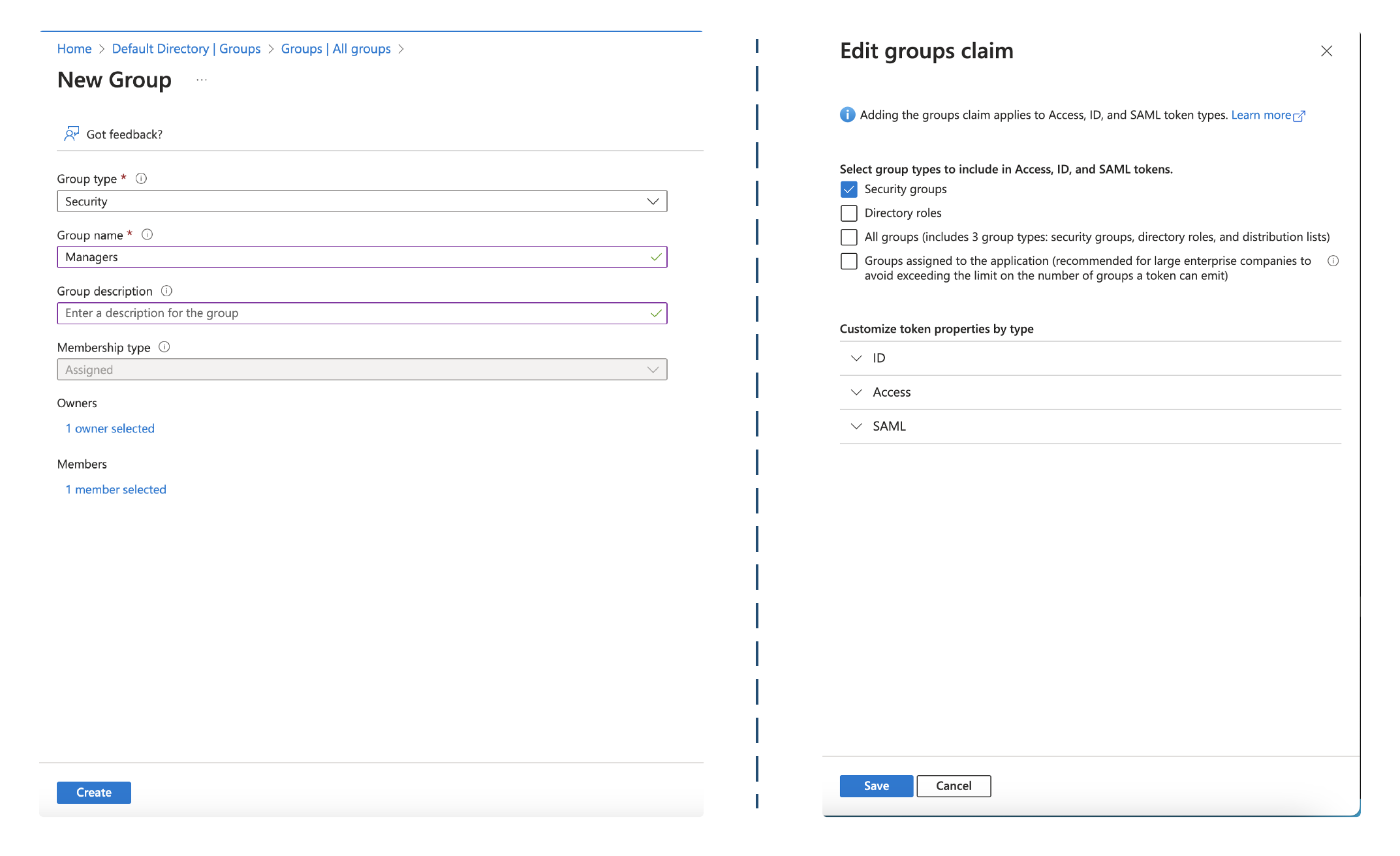 Microsoft Group Configurations